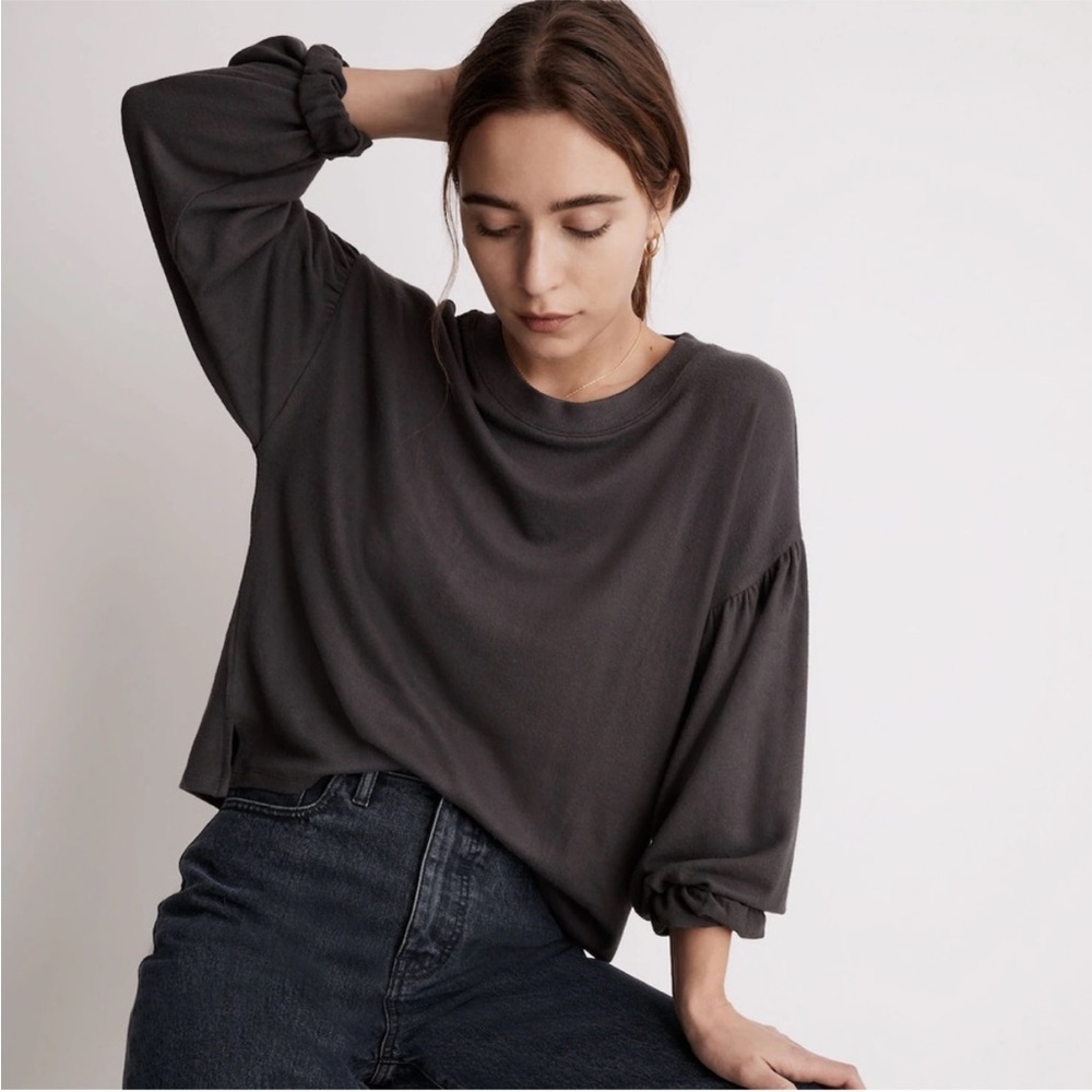 NWT Madewell Dreamiest Knit Long-Sleeve Tee